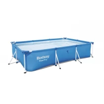 Piscina Steel Pro Bestway cadru metalic dreptunghiulara, 300 x 201 x 66cm